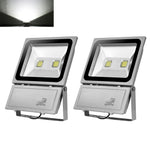 2 x 100W Quality LED Outdoor Floodlight Lamps - Organiza