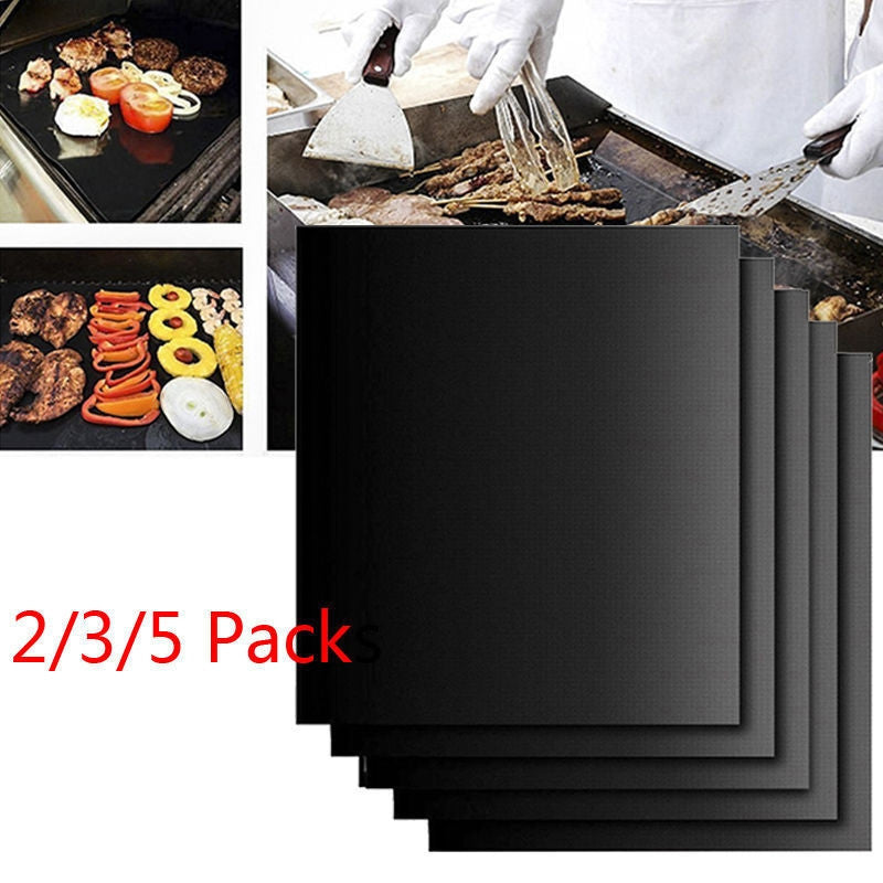 Heat Resistant Non-Stick BBQ Oven Grill Mats - Organiza