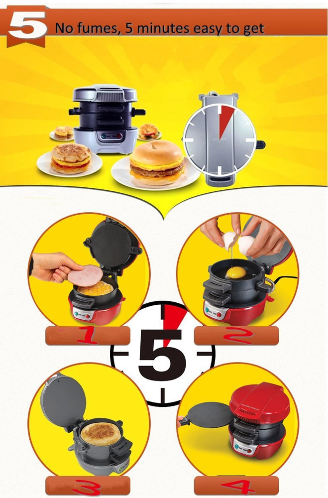 All-in-one Breakfast Sandwich Maker - Organiza