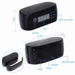 Newest Version Home Security Camera Alarm Clock - Organiza