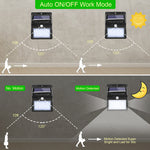 Solar Motion Activated Security Light LED - Organiza