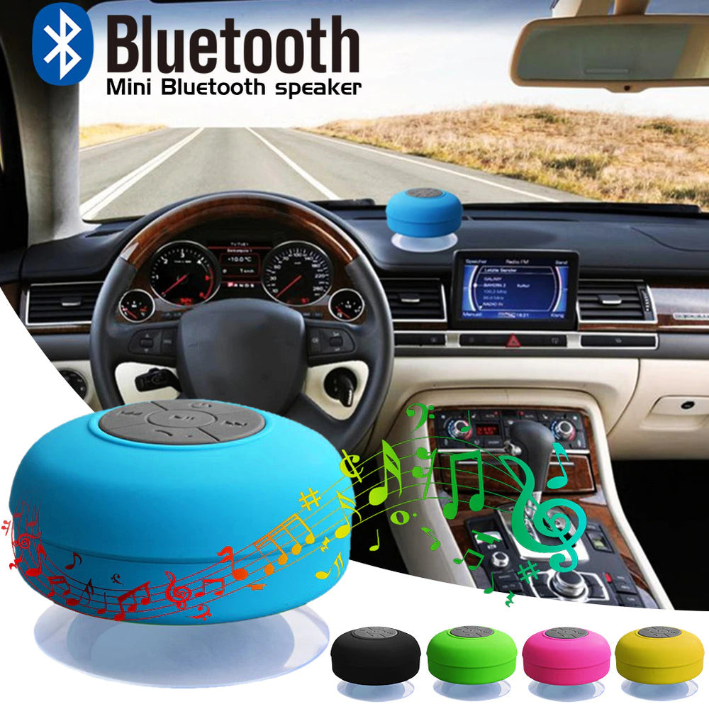 Mini Waterproof Bluetooth Wireless Speaker For Showers, Bathroom, Pool, Car & Beach