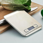 LED Stainless Steel Digital Kitchen Scales (11lb/5kg) - Organiza