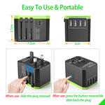 Universal Power Plug & Multi-USB Ports Adapter