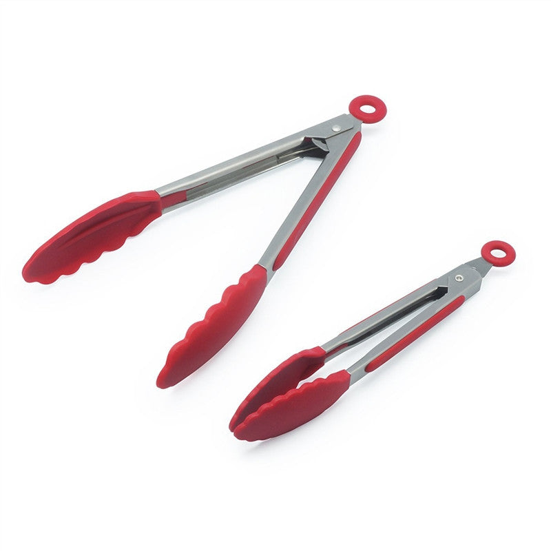 3 piece Non-Stick Stainless Steel Kitchen Tongs - Organiza