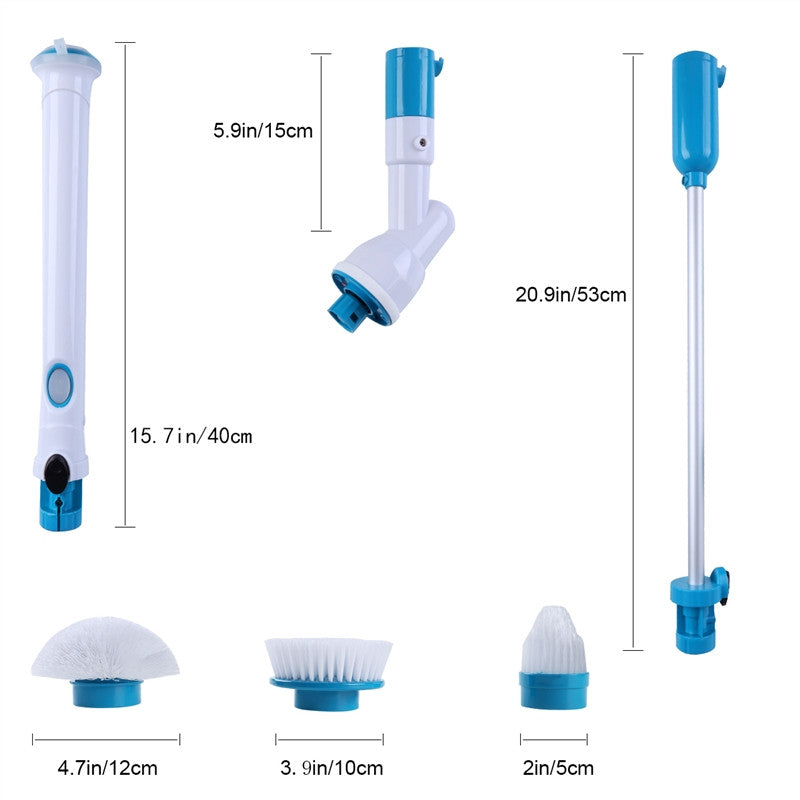 Multifunction Cordless Bath and Tile Power Scrubber for Bathrooms - Organiza