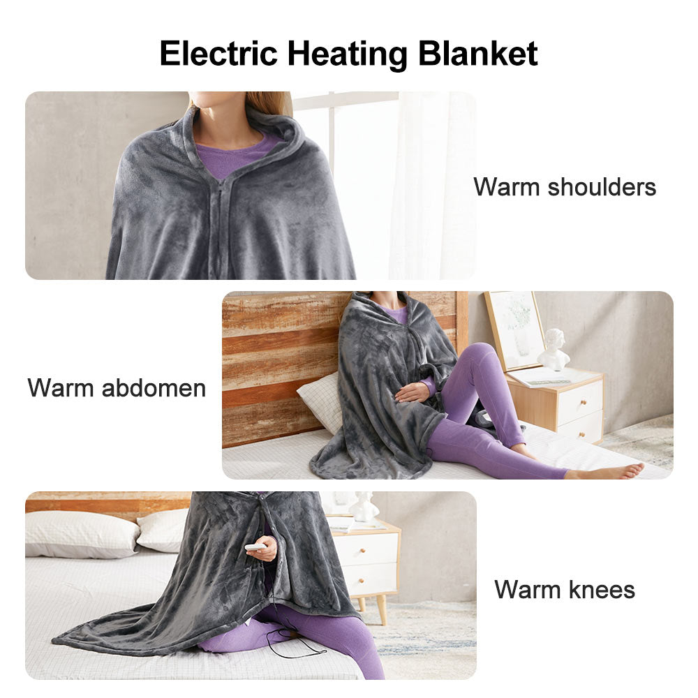 USB Electric Heating Blanket / Shawl with 3 Temperature Settings