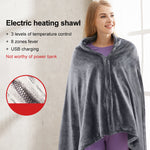 USB Electric Heating Blanket / Shawl with 3 Temperature Settings