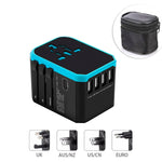 Universal Power Plug & Multi-USB Ports Adapter