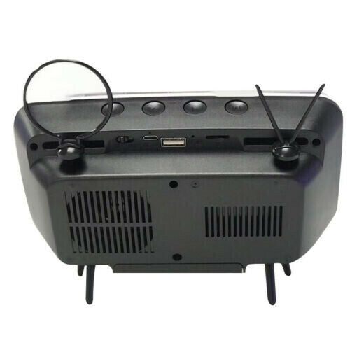 Retro TV Design Mobile Phone Holder With Bluetooth Speaker