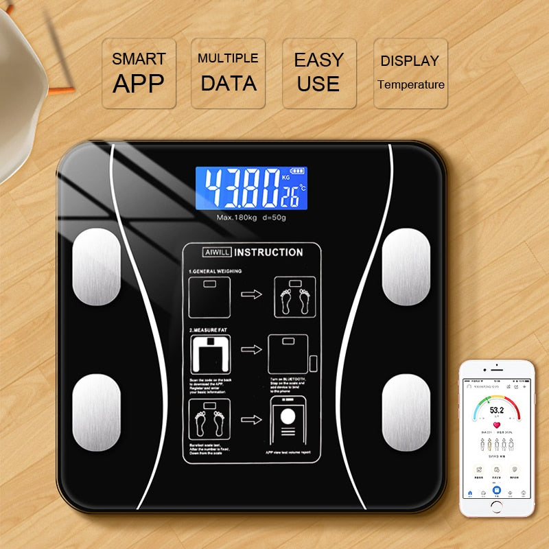 Bluetooth Wireless BMI & Weighing Scales