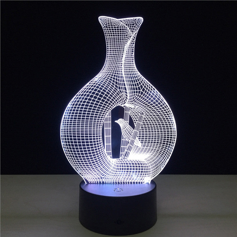 3D LED Colour Change Night Lamp