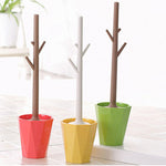 Creative tree-shaped toilet brush cleaner - Organiza